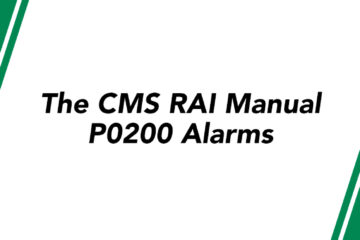 The CMS RAI Manual P0200 Alarms Effective Oct 2019